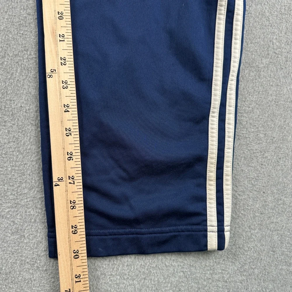 Adidas Track Pants Mens L‎ Navy Blue Snap Tear Away Adibreak Vintage 3-Stripe